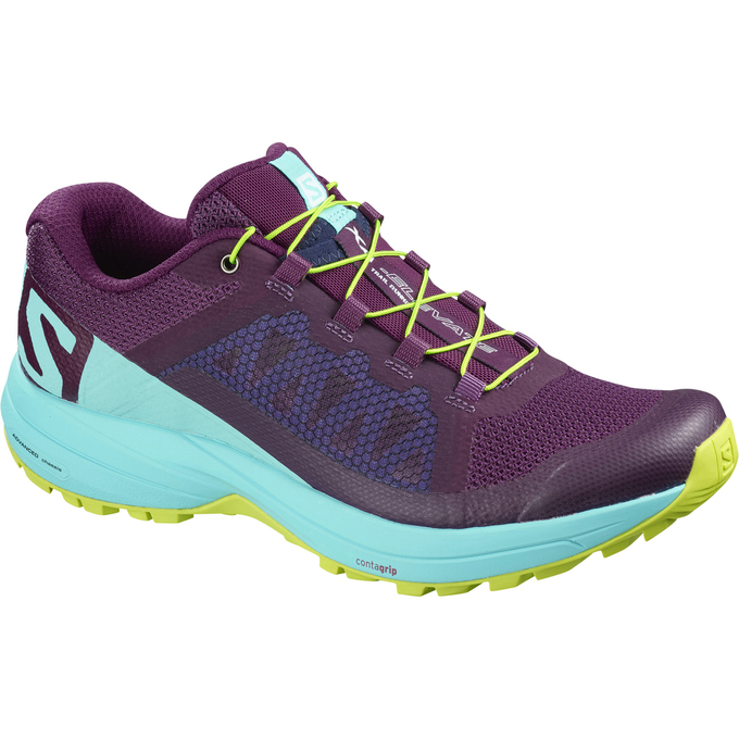 Salomon XA ELEVATE W Zapatillas Trail Running Mujer - Moradas Oscuro / Azules - Colombia (64093-HQOD